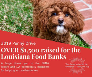 , Louisiana Food Bank Drive &#8211; Penny Drive 2019