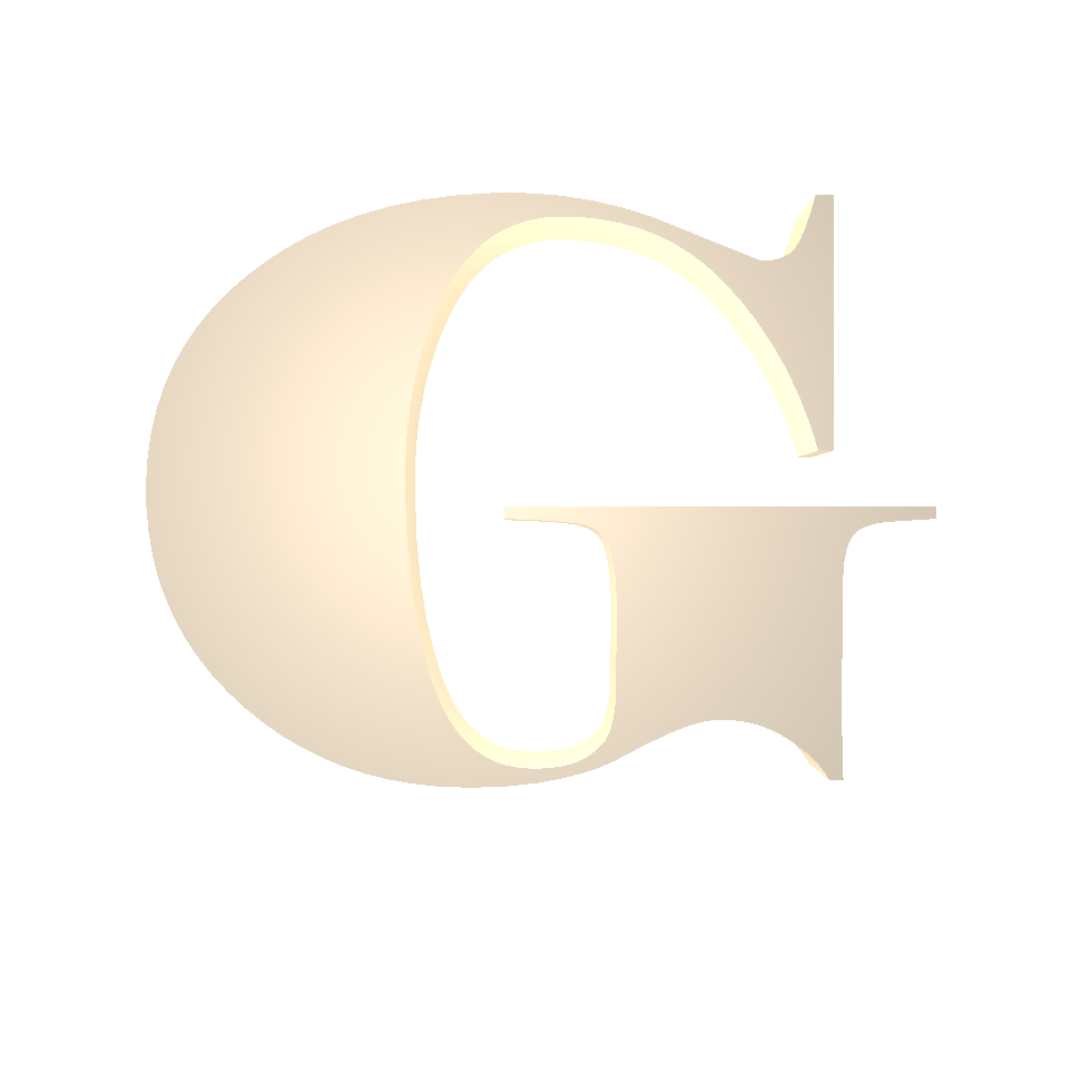 The big gold g stands for Gordon McKernan Injury Attorneys in Louisiana.