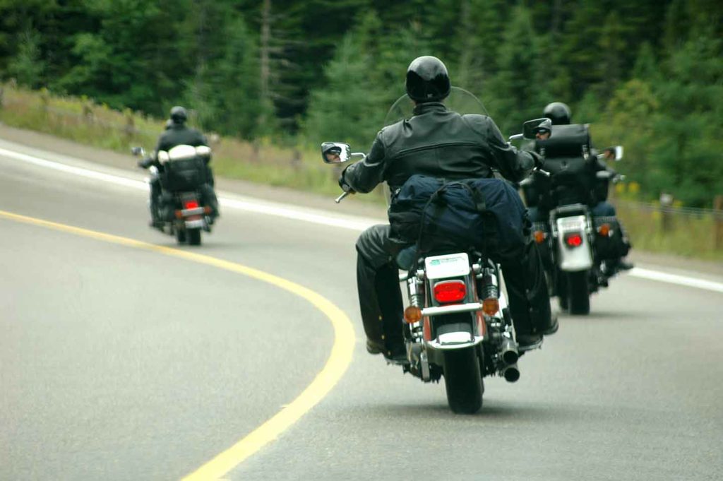 Motorcycle on Highway