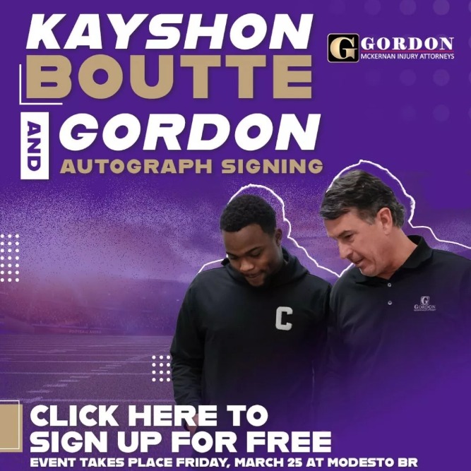 Gordon McKernan será el anfitrión de la firma de autógrafos en directo con Kayshon Boutte en el Modesto de Baton Rouge.