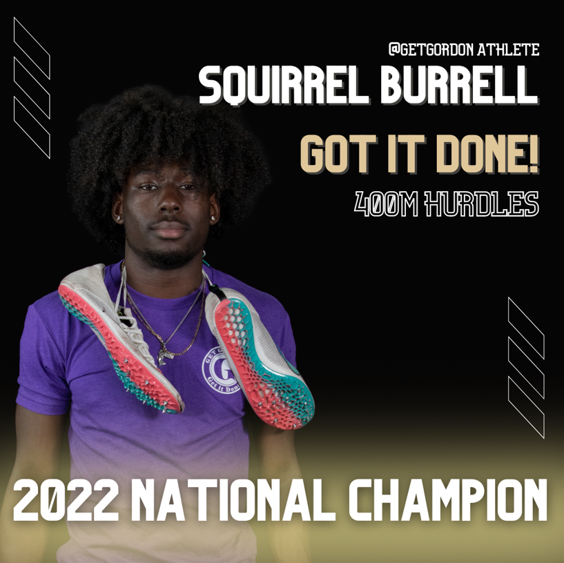 Track Star Sean Burrell Wins NCAA Title