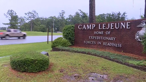 entrance of camp lejune