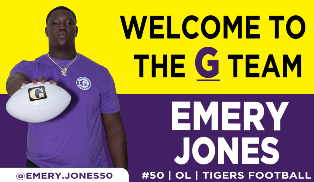 McKernan partners with hometown hero Emery Jones ahead of his first season as an offensive lineman for the Tigers.