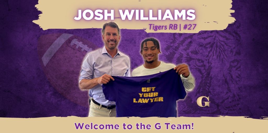 Josh Williams welcome to the g team