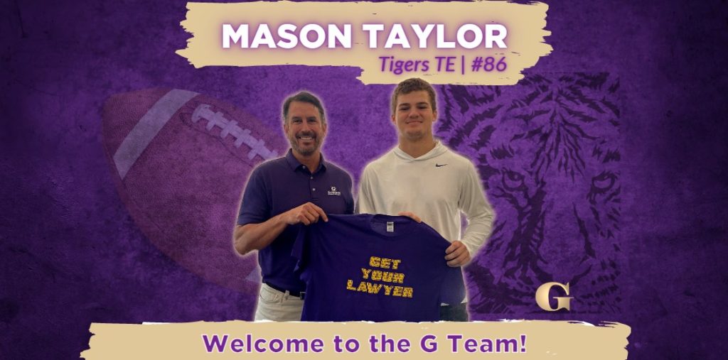 Mason Taylor signed by Gordon Mckernan