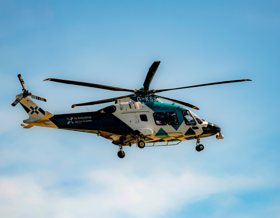 air ambulance mid flight