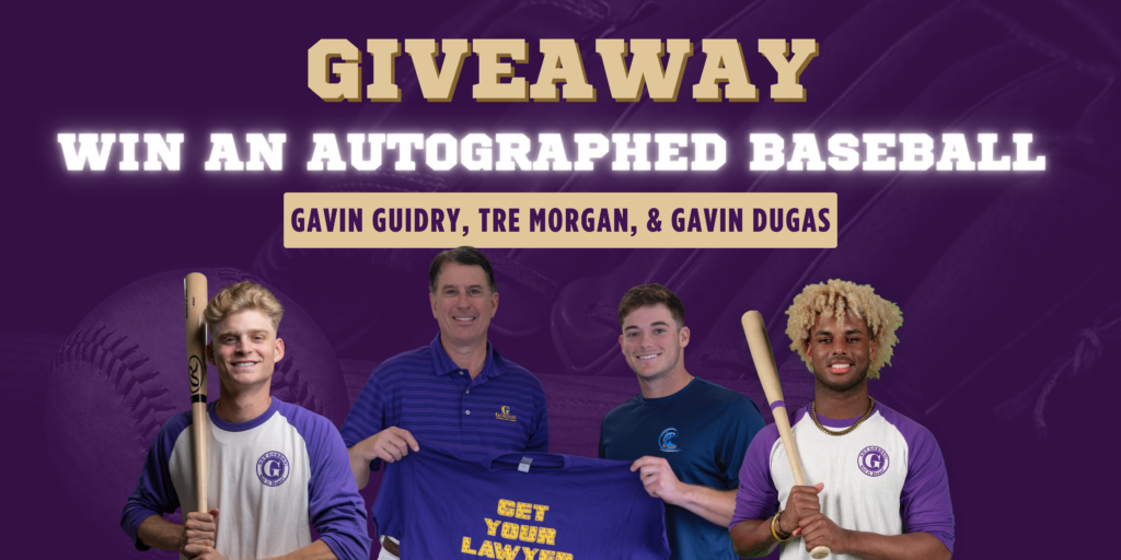 LSU Baseball Giveaway Banner Image