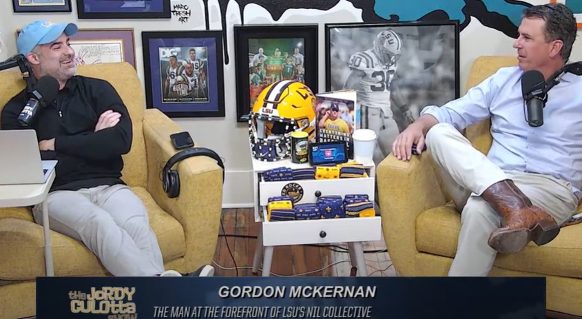 Gordon McKernan on The Jordy Culotta Show YouTube Screenshot