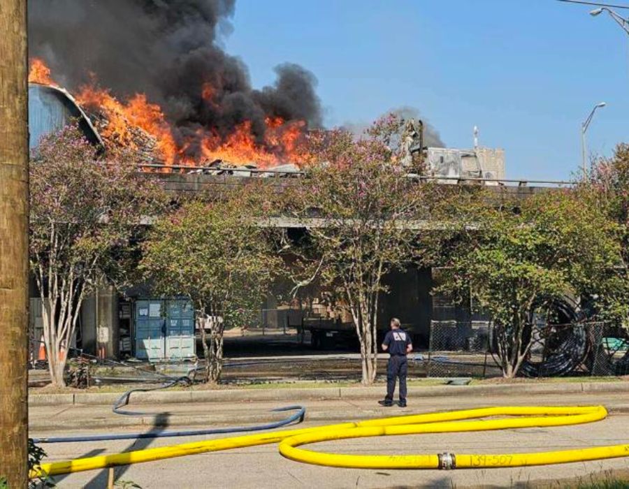 incendio del camión amazon