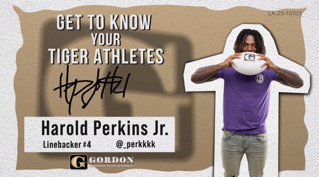 Harold Perkins Get to Know Your Tigers Banner Image