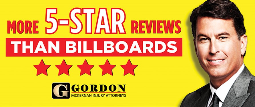 Gordon McKernan 5 Star Reviews Billboard, Gordon McKernan Has &#8216;More 5-Star Reviews Than Billboards&#8217;