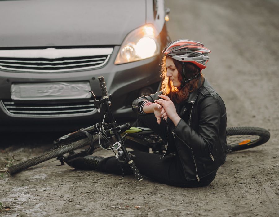 niña atropellada en bicicleta