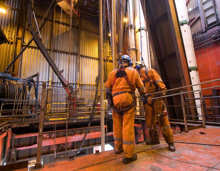 Offshore oil rig workers are at risk of accident hazards