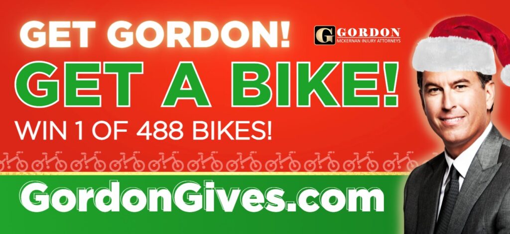 Bike Giveaway, Gordon McKernan Launches Annual Bike Giveaway Event