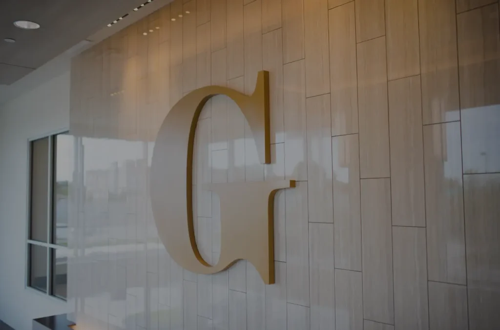 Gold G for Gordon