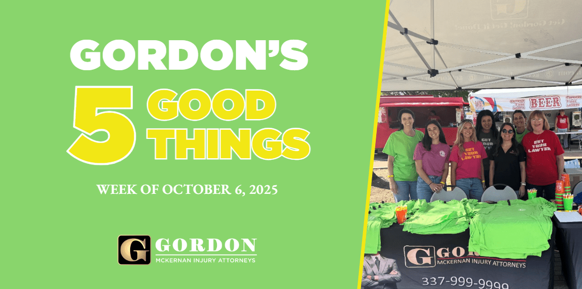 G's Five Good Things, G’s Five Good Things — Week of October 6, 2025