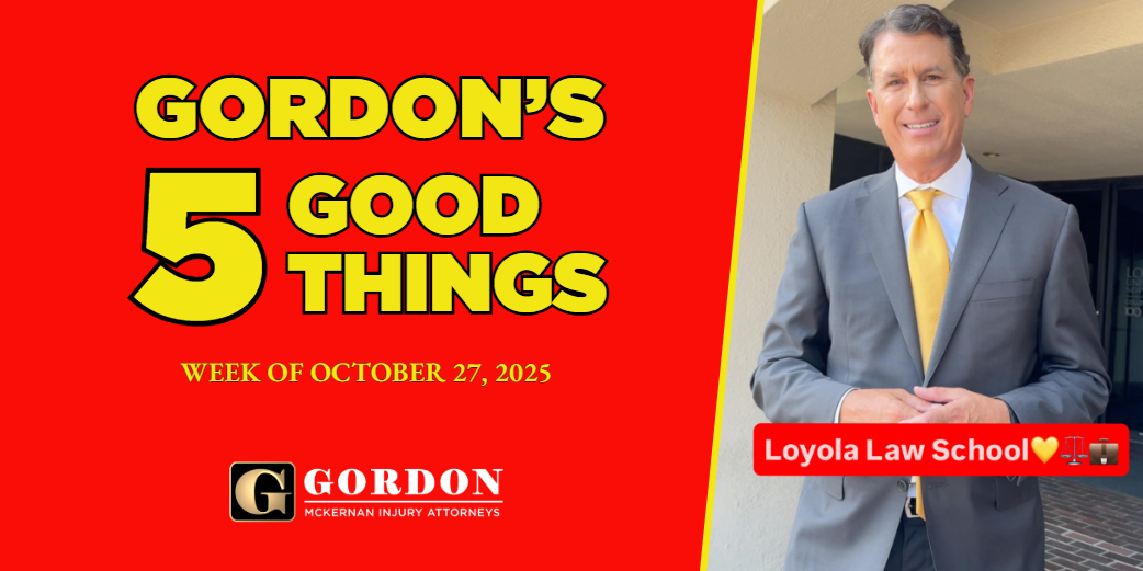 G's Five Good Things, G’s Five Good Things — Week of November 7, 2025