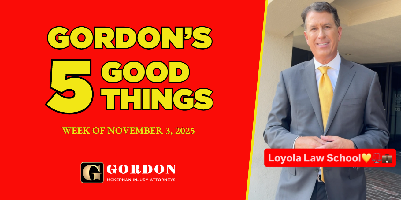 G's Five Good Things, G&rsquo;s Five Good Things &mdash; Week of November 7, 2025