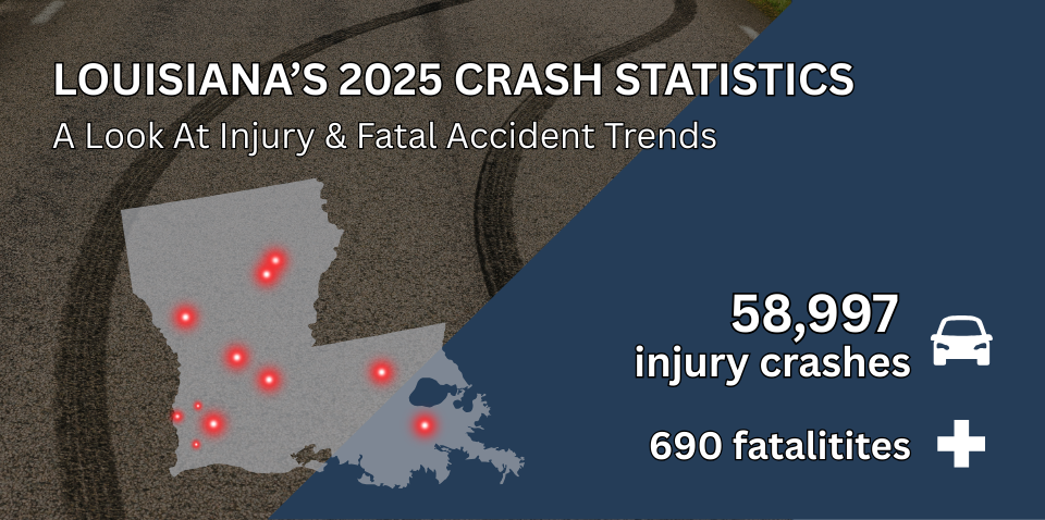 Louisiana’s 2025 Car Crash Statistics