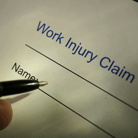 work injury claim form