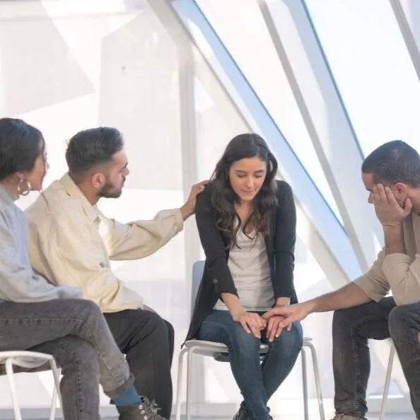 group consoling friend from wrongful death group consoling friend from wrongful death