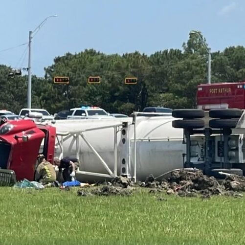 truck driver dies in rollover accident